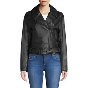 7 For All Mankind Leather Jacket
